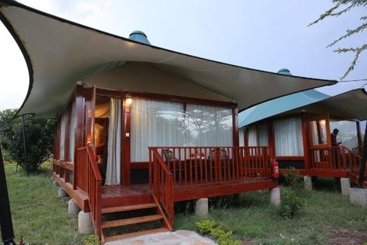 AA Lodge Masai Mara tent view from outside