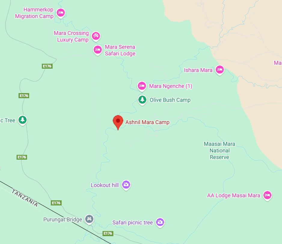 Ashnil Mara Camp Location