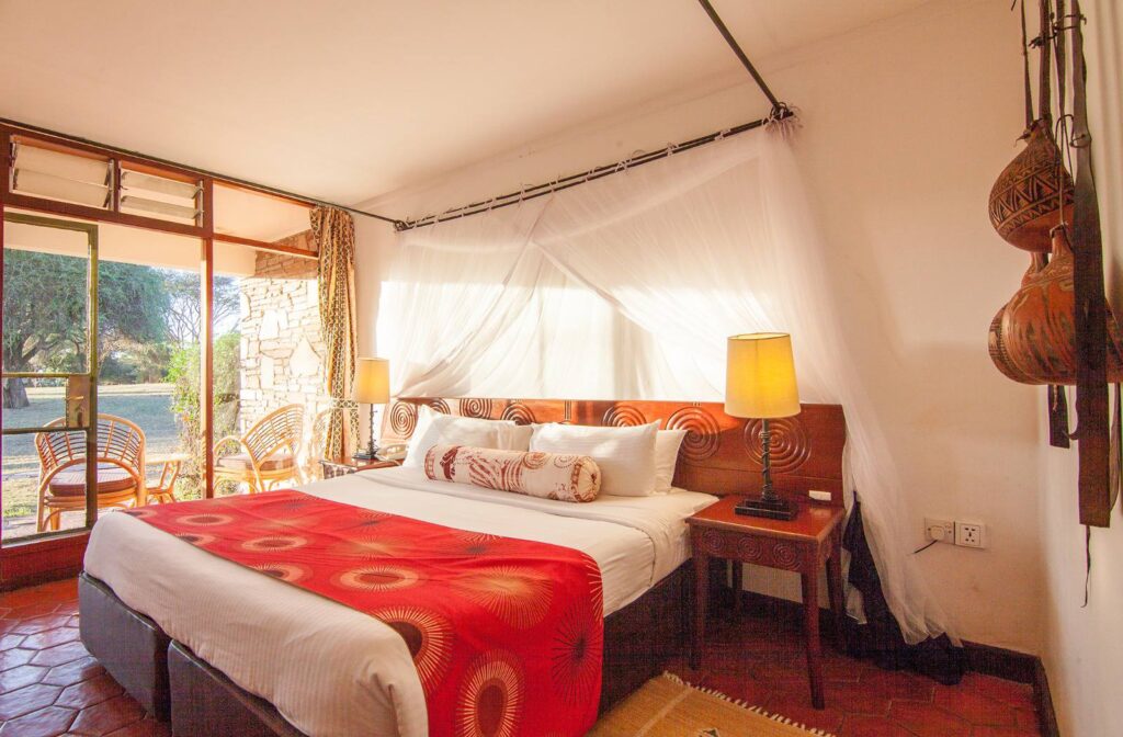 a view of a the bed for Muthu Keekorok Lodge Maasai Mara