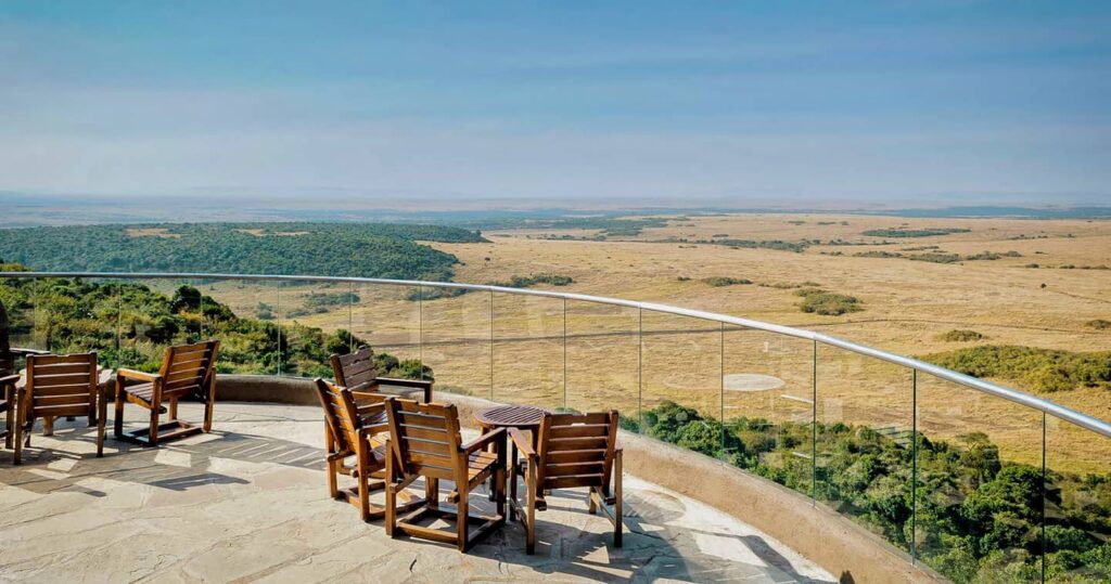 a view of masai mara from mara serena safari lodge kenya