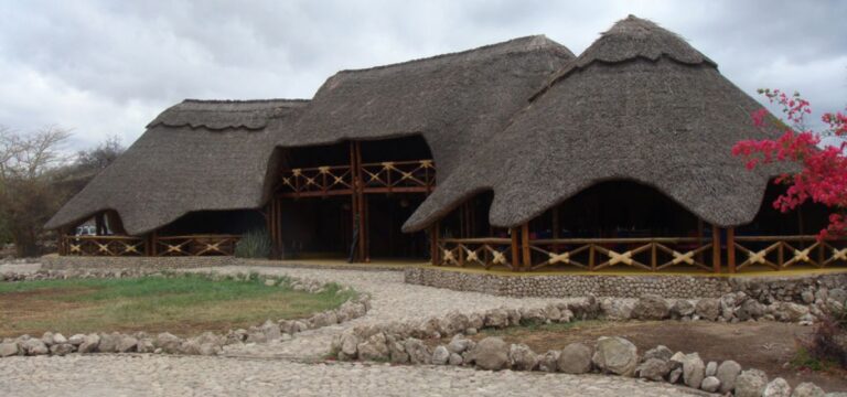 thatched huts