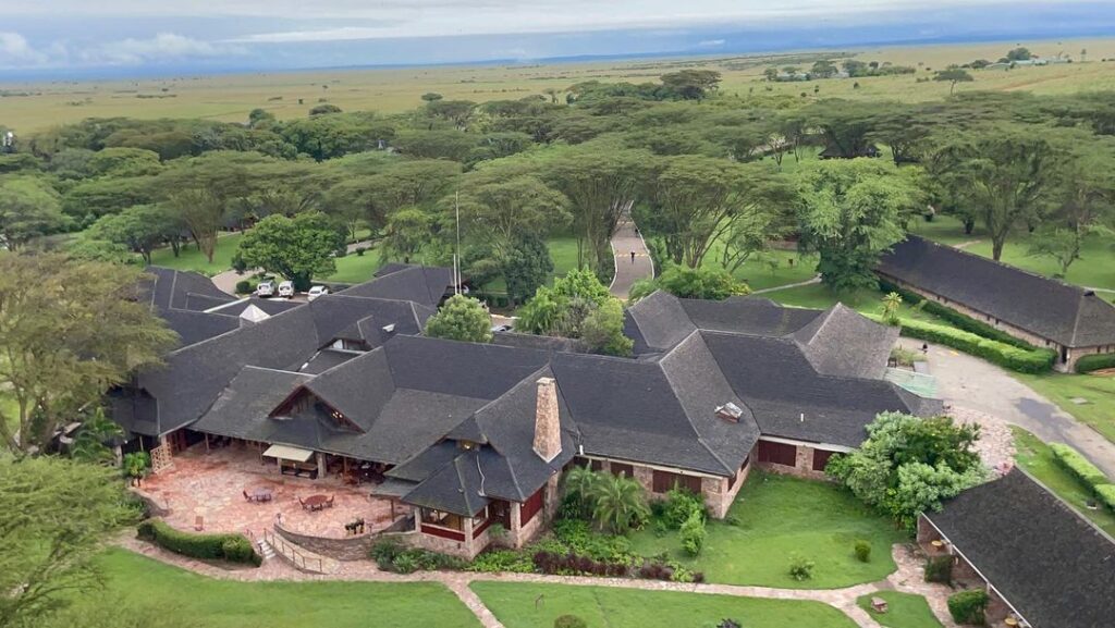 an aerial view of Muthu Keekorok Lodge Maasai Mara