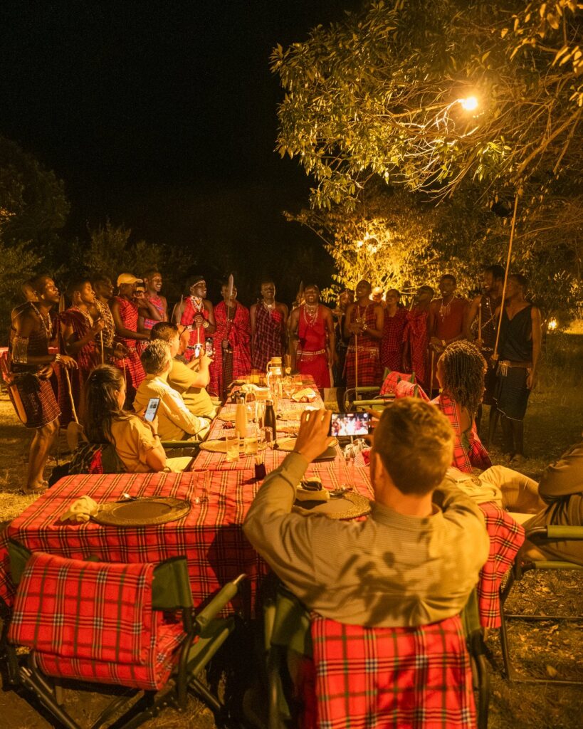 bush dinners under stars at Mara Bush Camp Masai Mara