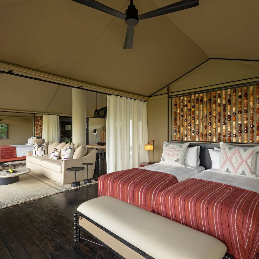 luxury suite for mahali mzuri camp
