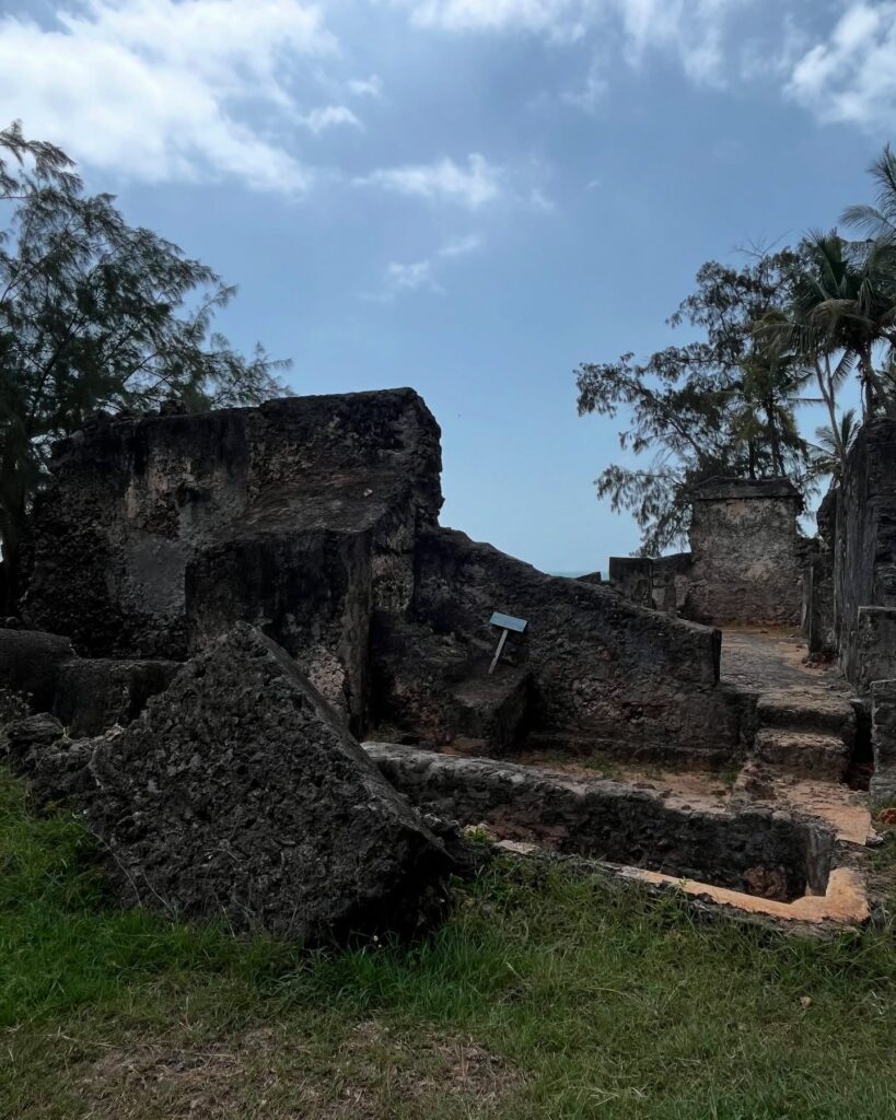 600 year old Jumba la Mtwana Ruins Mombasa Kenya