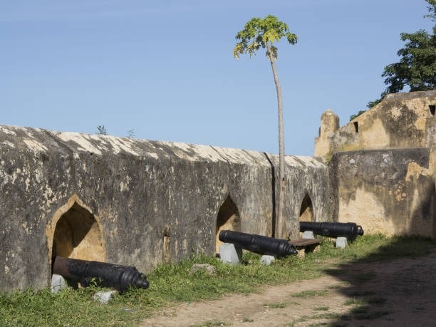 Guns that were used to wreck enemy ships