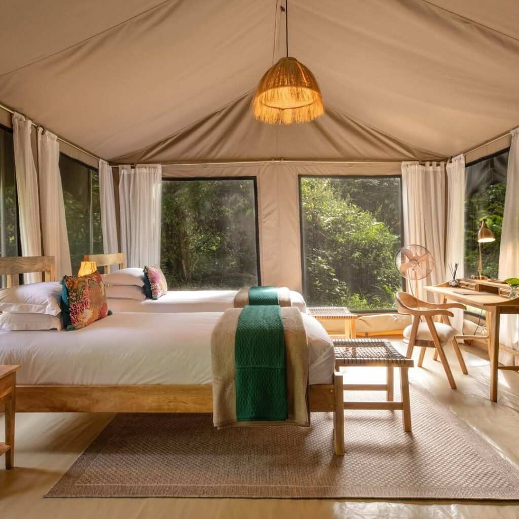 Accommodation at Rekero Camp in Masai Mara