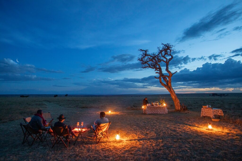 Dining in the wild at Elewana Elephant Pepper Camp Masai Mara