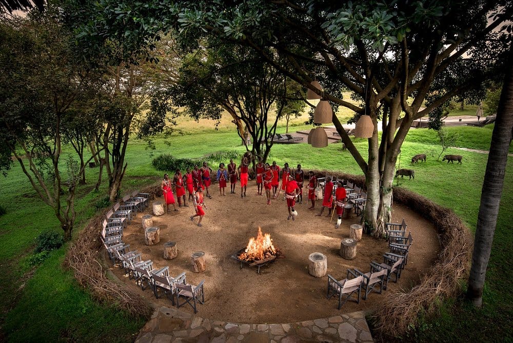 maasai culture dance at Andbeyond Kichwa Tembo tented Camp
