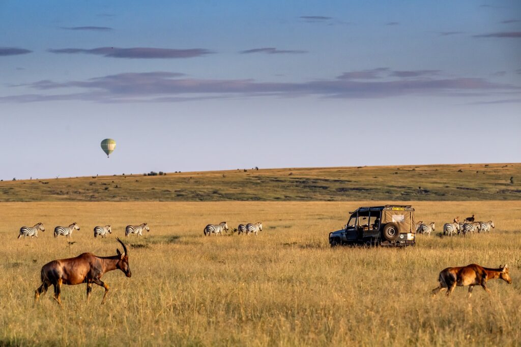 Karen Blixen Luxury Safari Camp hot air ballon safari