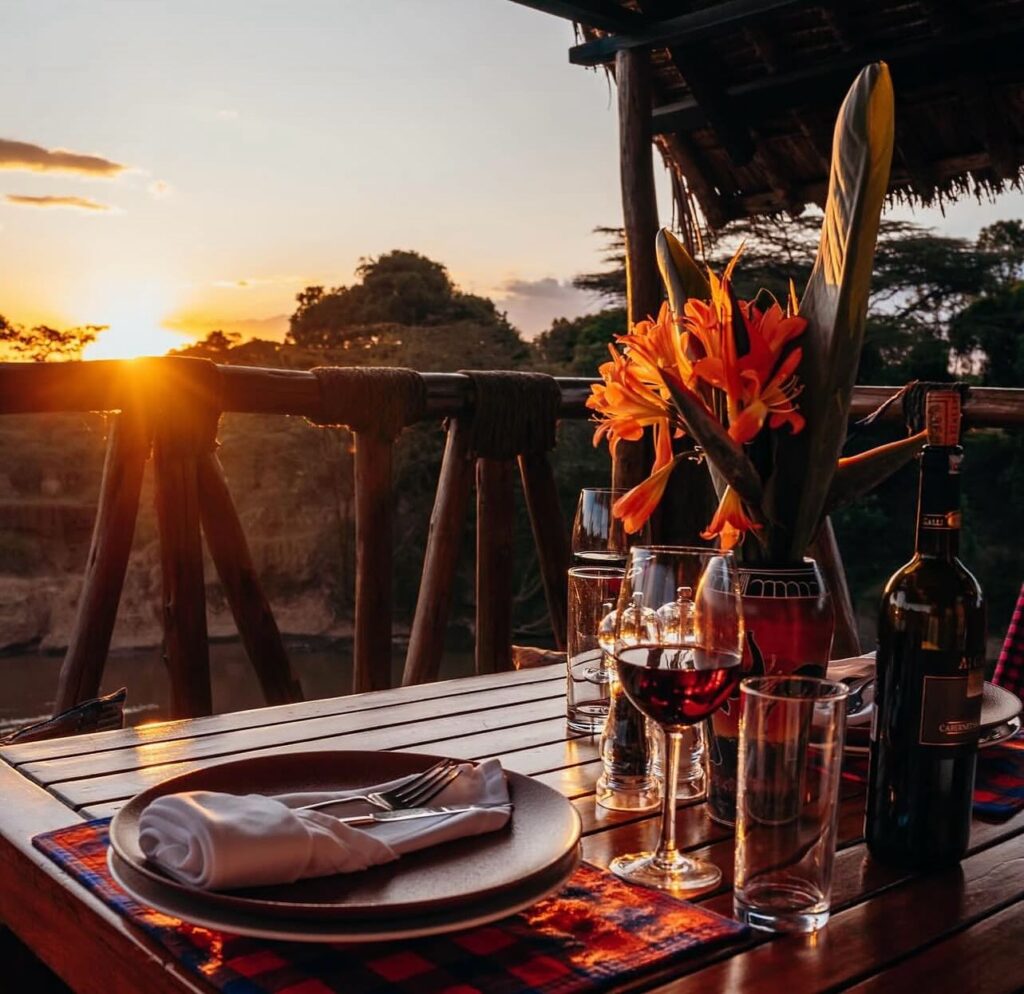 fine dining at Fairmont Mara Safari Club