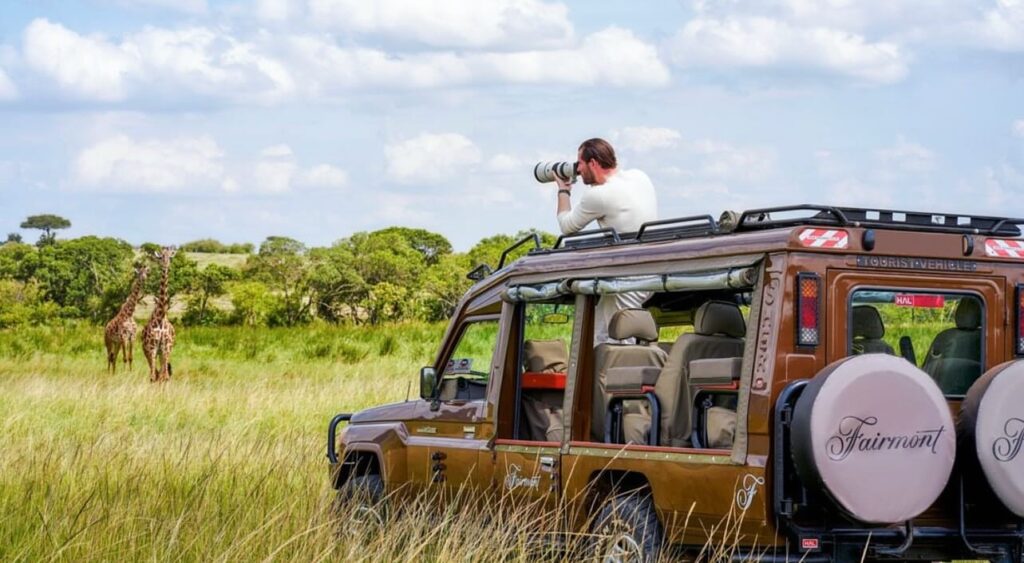 gave drives at Fairmont Mara Safari Club