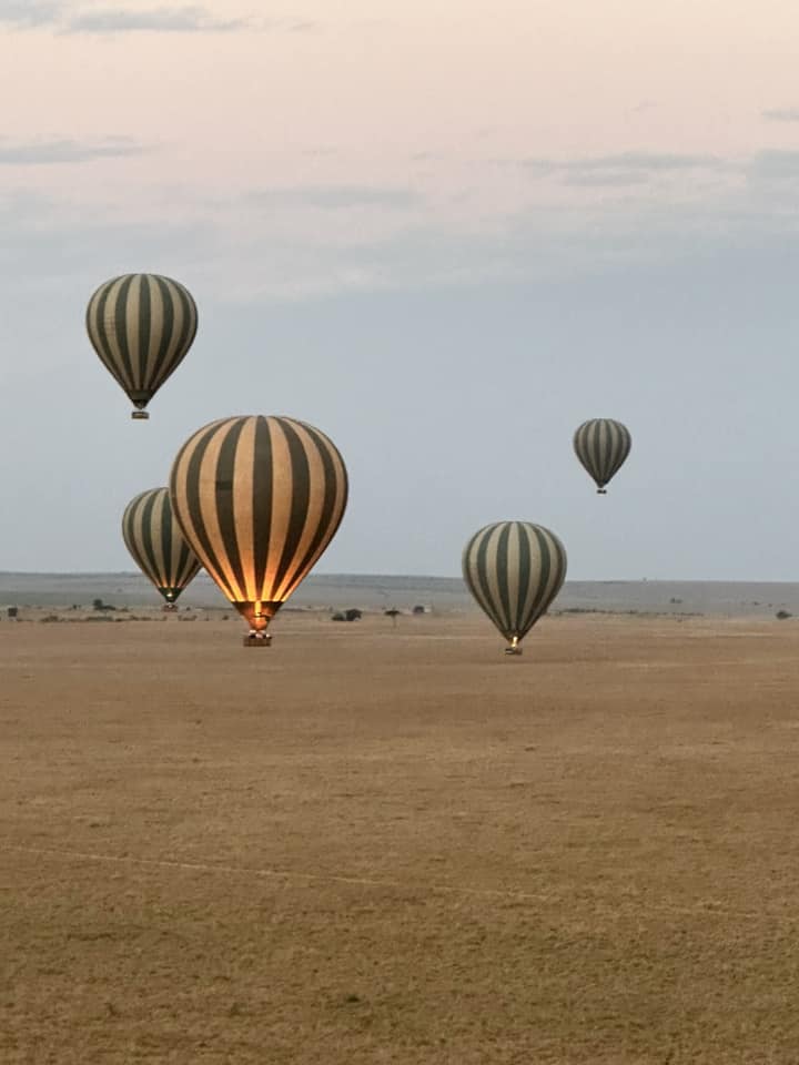 hot air ballon safari at JW Marriott Masai Mara Lodge