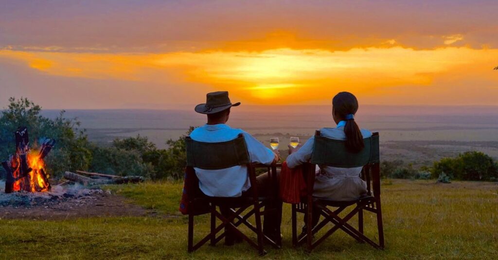 sundowner at Fairmont Mara Safari Club