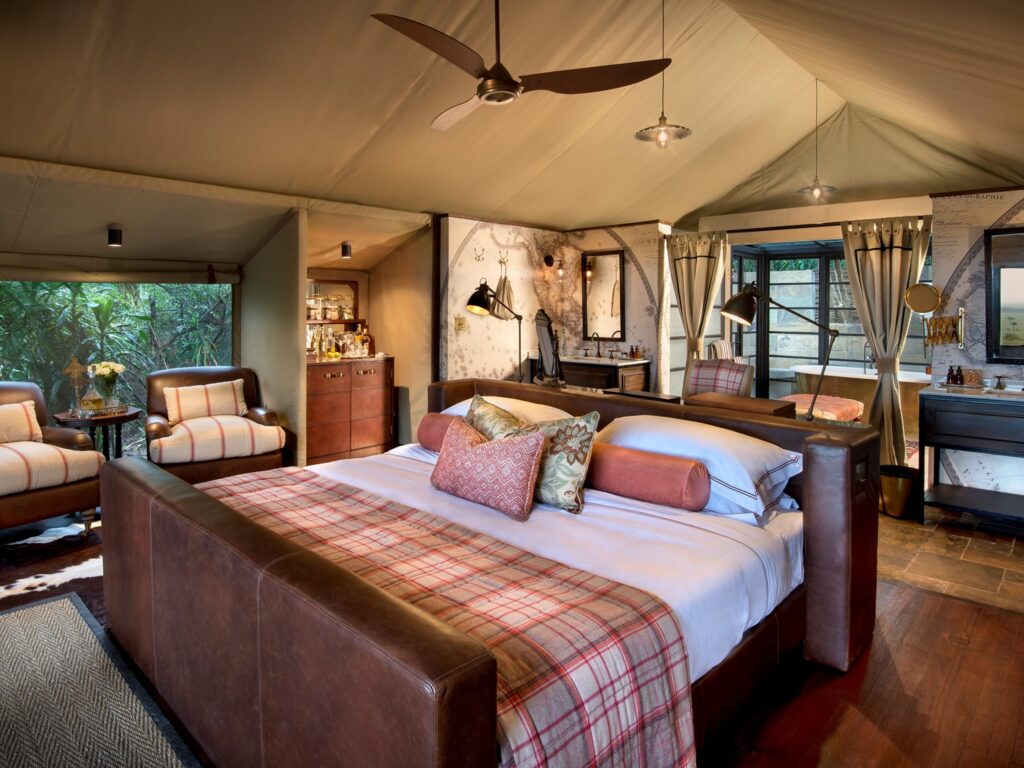 the suite of AndBeyond Bateleur Camp