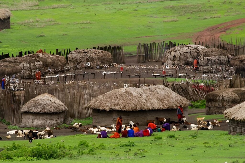 Maasai people homes