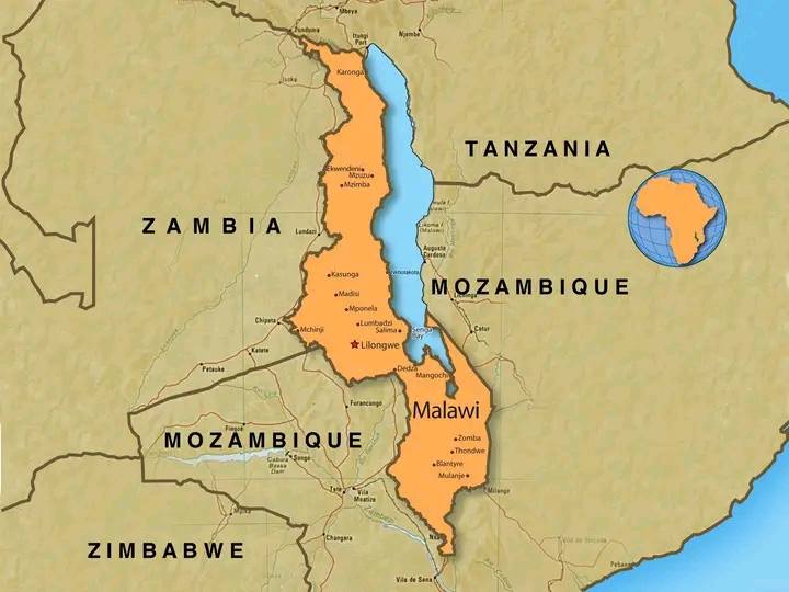 map of mozambique