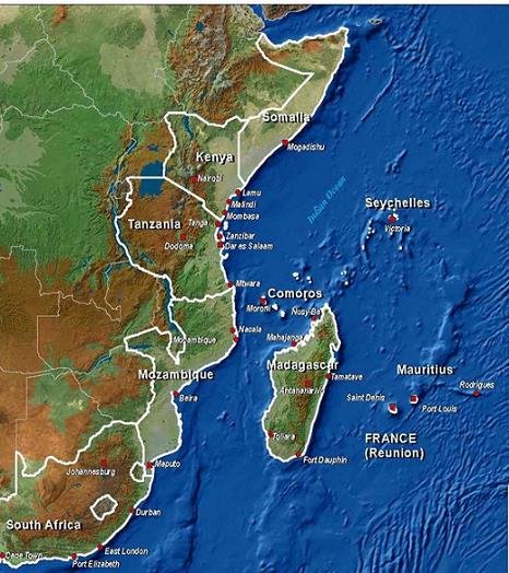 map of seychelles