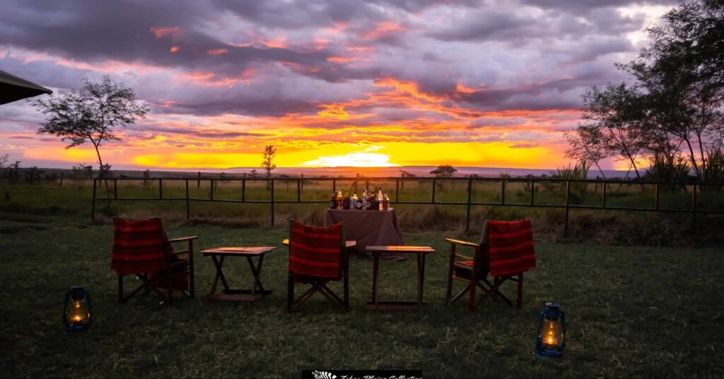 sundowner at Zebra Plains Mara Camp